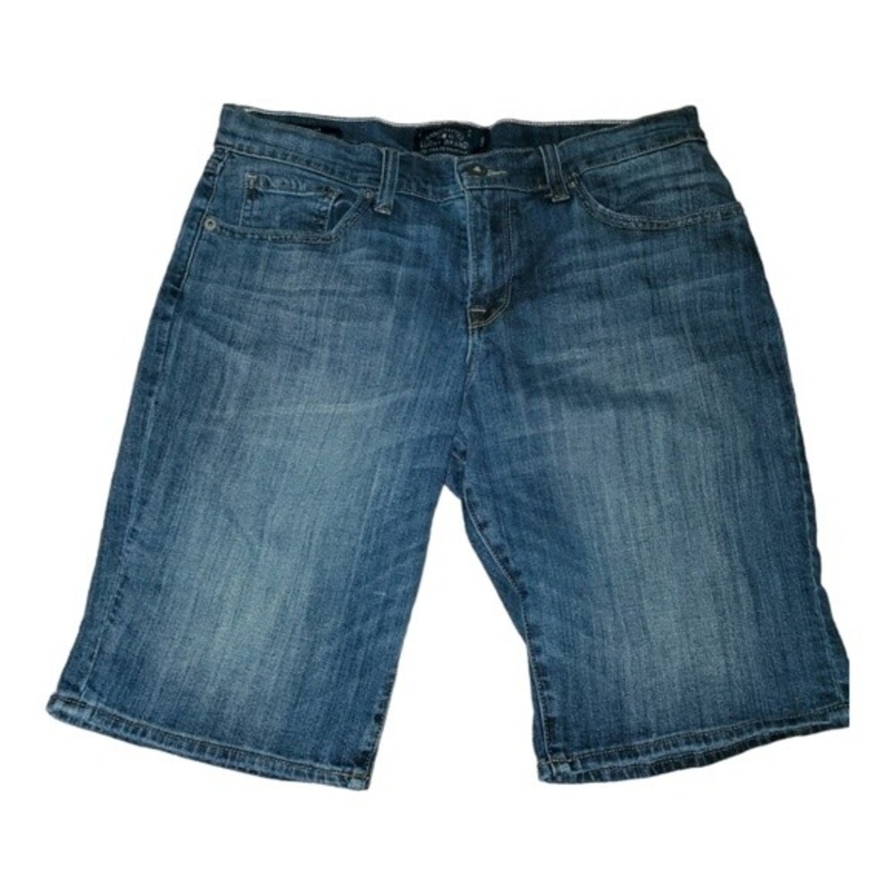 Lucky Brand "The Bermuda" Denim Jeans Stretch Shorts "Jorts" Size 8